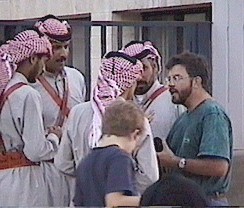 Daddy, Daniel and the Jordanian guards