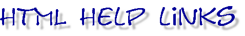 Web Page Help Links