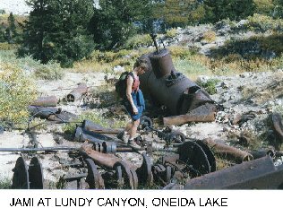 Our buddy Jami checking out the site in 1998