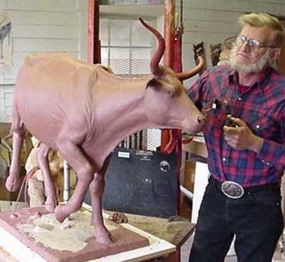 Earl Rumsey Durand, sculptor, and texasclay01