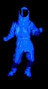 'Intel' Blue Dancing Man
