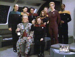The new cast of Voyager