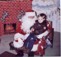 Alex w/ Santa