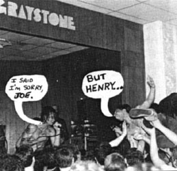 Stage Dive at Black Flag Concert