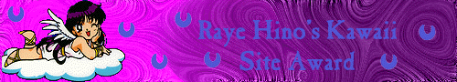 Raye Hino's Kawaii Site Award