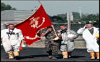 Marine Corps Retrieve Flag