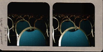 Chairs ready for the next show