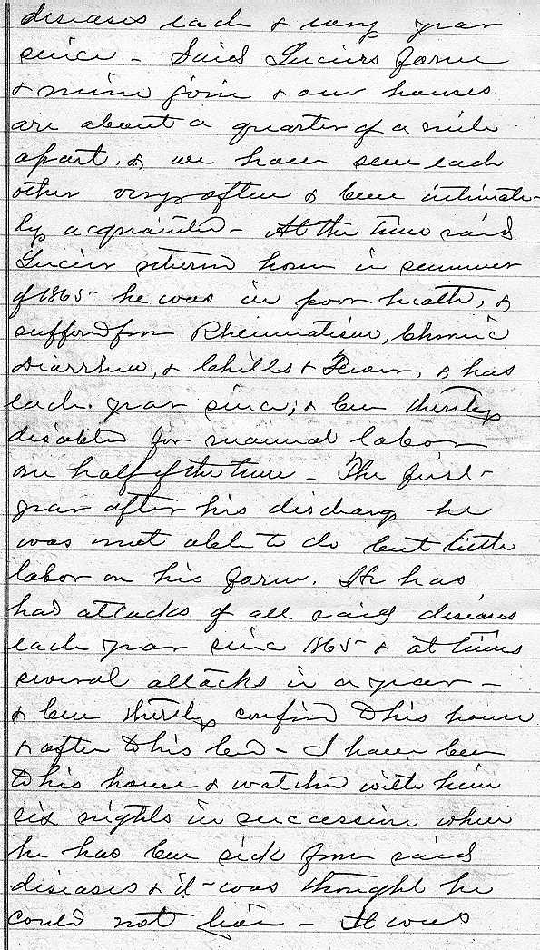 Deposition of Lyman H. Hadlock, Page 2 of 4.