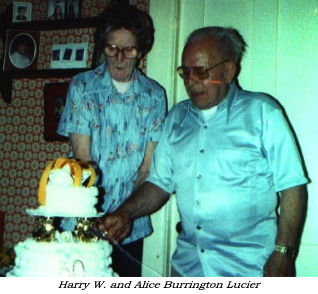 Harry W. and Alice Burrington Lucier on their 50th wedding anniversary