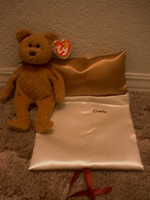 Here is Curly with his sleeping bag - Only $8.95  CURLY BEAR not included