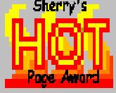 Sherry's Hot Page Award