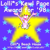 Lolli's Kewl Page Award for '98