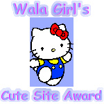 Wala Girl's Cute Web Site Award