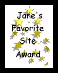 Jane's Favorite Site Award