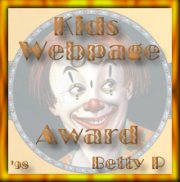 Kids Web Page Award