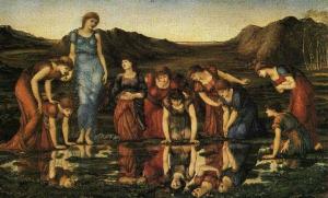 'The Mirror of Venus' - Sir Edward Coley Burne-Jones