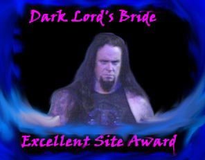 Dark Lord's Bride Excellent Site Award