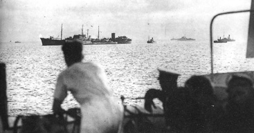SS Ohio Enters Grand Harbour, Malta