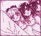 rei and mina watch on happily