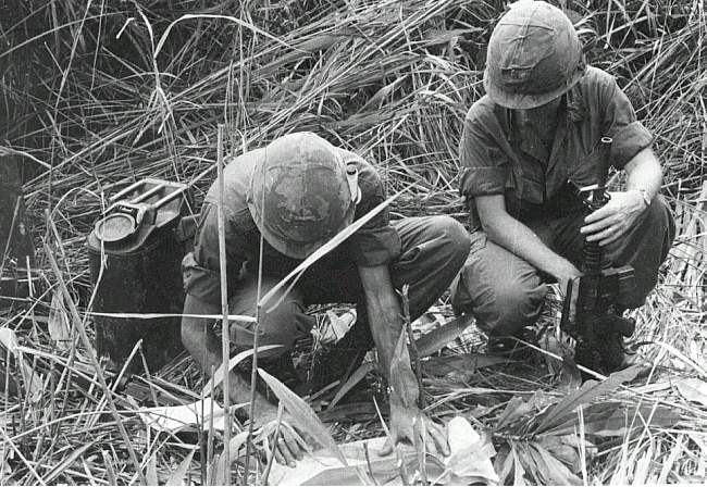 Mapping an NVA Rocket Site - 1967