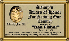 Sandy's Personal Award!