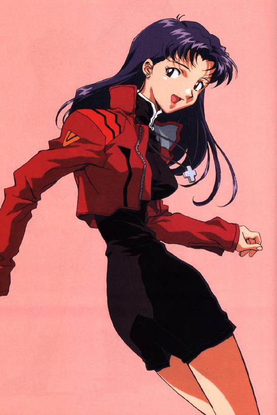 The carefree Misato!