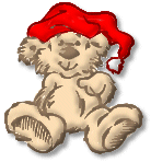 bear w
xmas hat