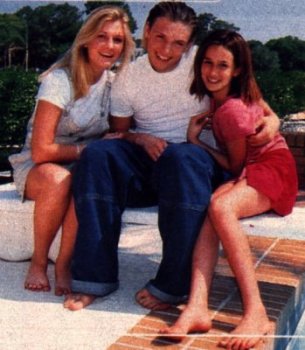 nick with his sisters B.J. and Angel