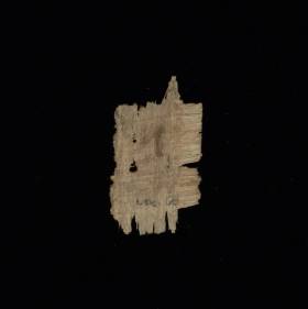 Greek Papyrus fragment - Verso
