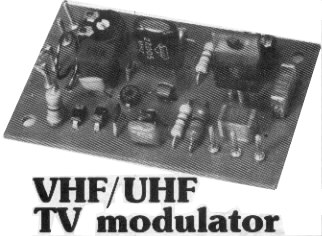 finished rf modulator picture