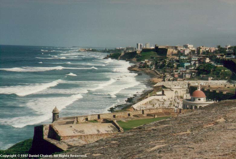 view of San Juan from Fort El Morro