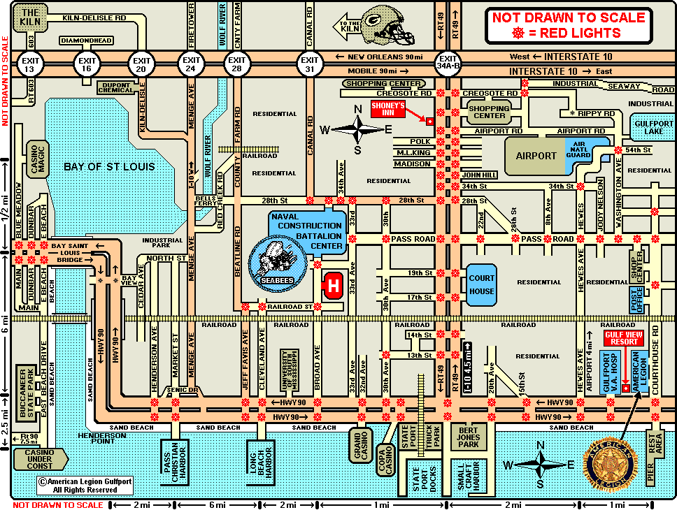 Detailed Map West of Post 119