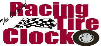Racing Tire Clock Logo!
