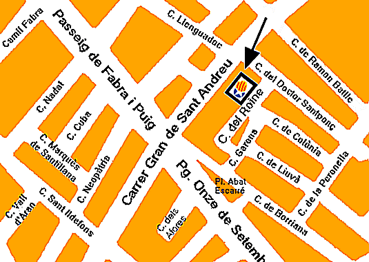 Mapa situaci del nostre local