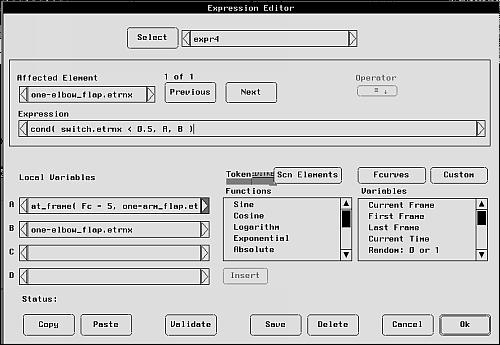 Softimage Expression Editor