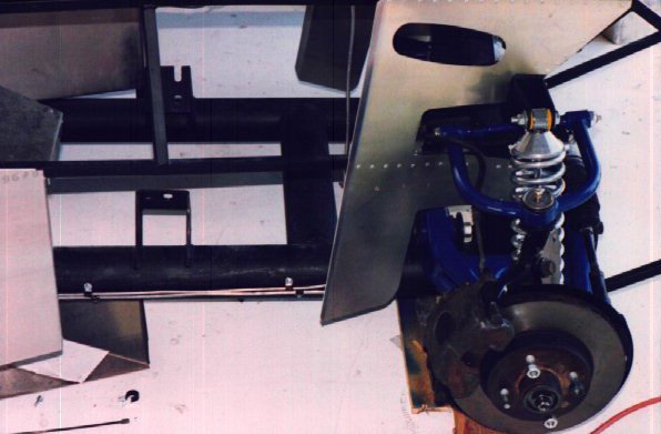 Side view front lower A-arm