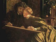 'The Painter's Honeymoon,' by Frederic, Lord Leighton (detail)