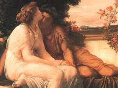 'Acme and Septimius,' by Frederic, Lord Leighton (detail)