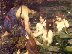 'Hylas and the Nymphs,' by John Waterhouse (detail)