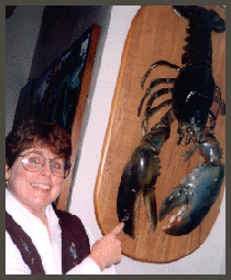A picture of a huge lobster