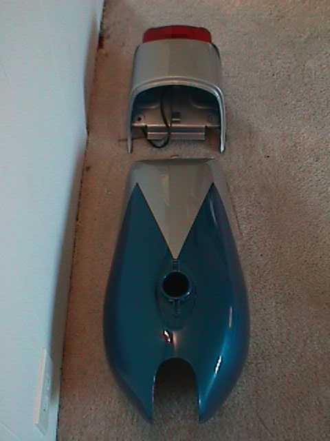 blue bike
