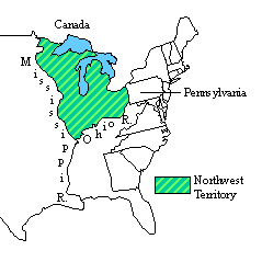 Map of the Northwest Territory