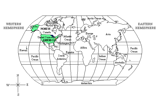 Flat Map of the World