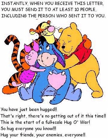 Winnie the Pooh Group Hug